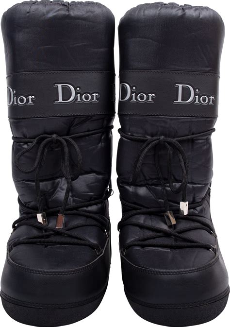 christian Dior black boots